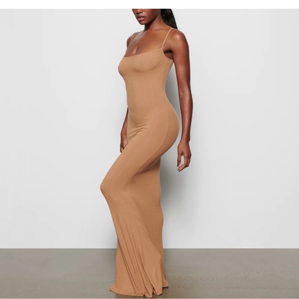 Skims long slip dress